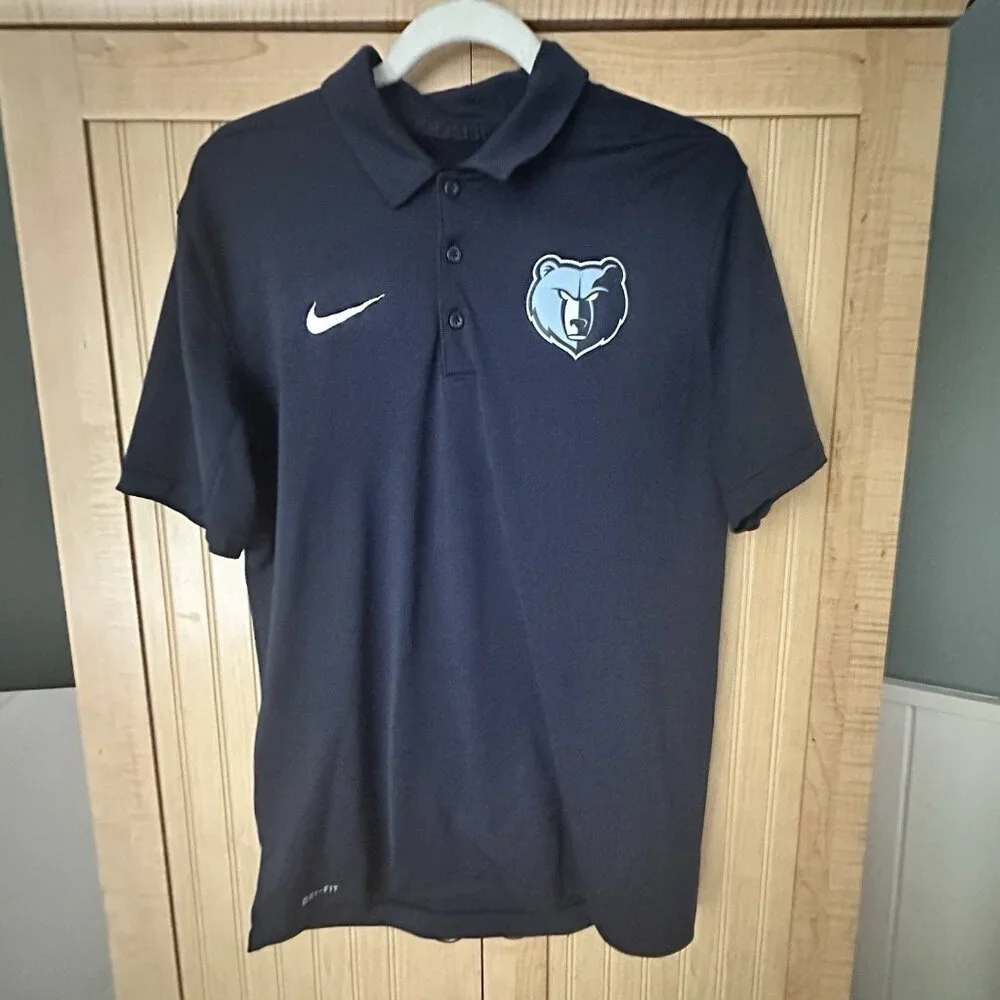 NIKE Dri-fit Memphis Grizzlies Official Men's Staff team Shirt men's Medium‎